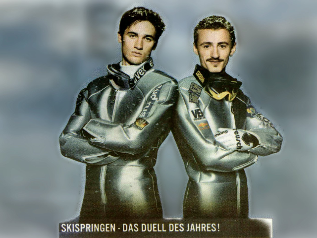 Martin Schmitt i Adam Małysz (RTL)